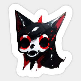 The Diable Cat Sticker